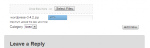 Embedded Upload Form with Drag&Drop